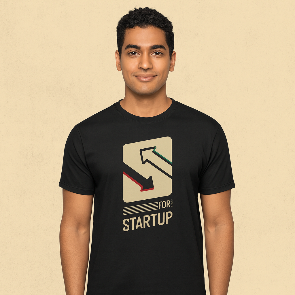 S for Startup T-shirt Merchandise | Loose Fit | Regular Sleeves | Available in all sizes