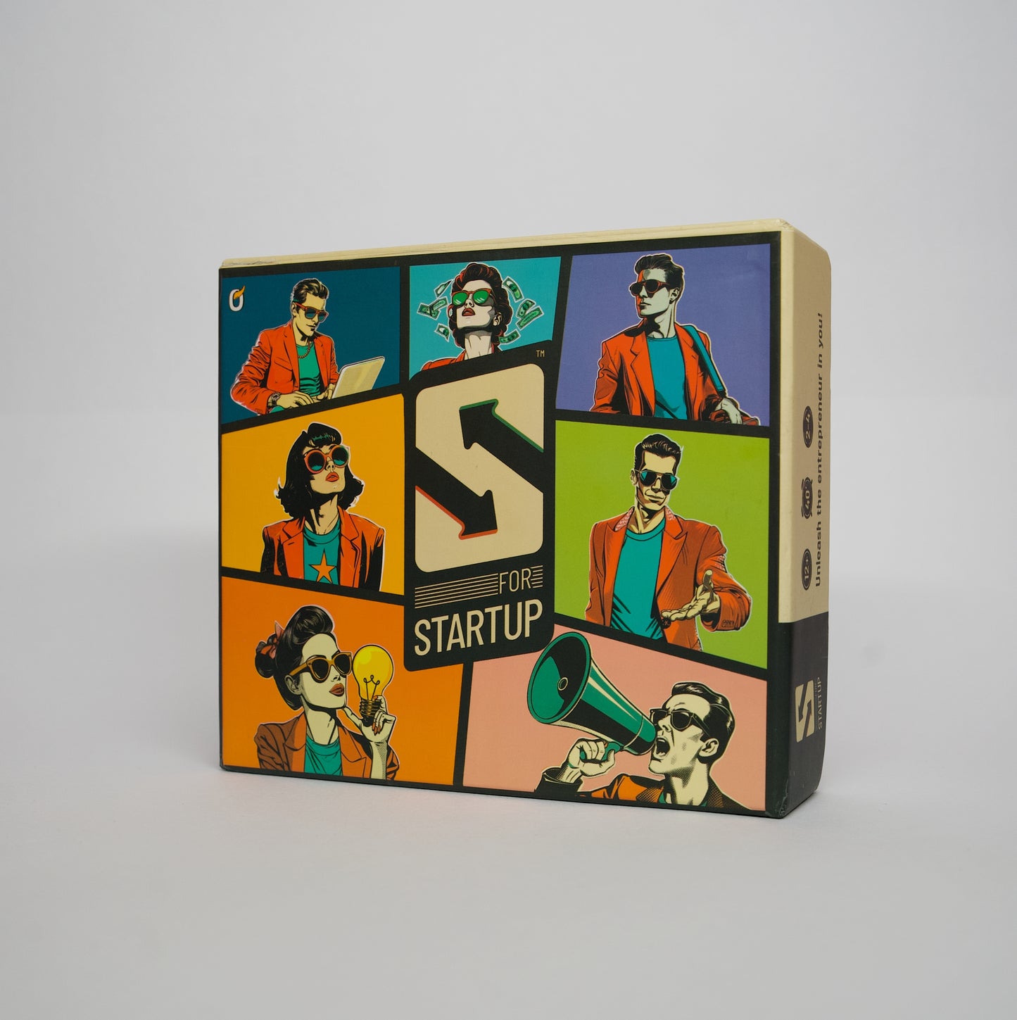 S for Startup | Card game for all ages | From idea to unicorn: deal cards, crush rivals, build empires | Learn about startups | 2 - 4 Players | Multicolor | HSN:950440