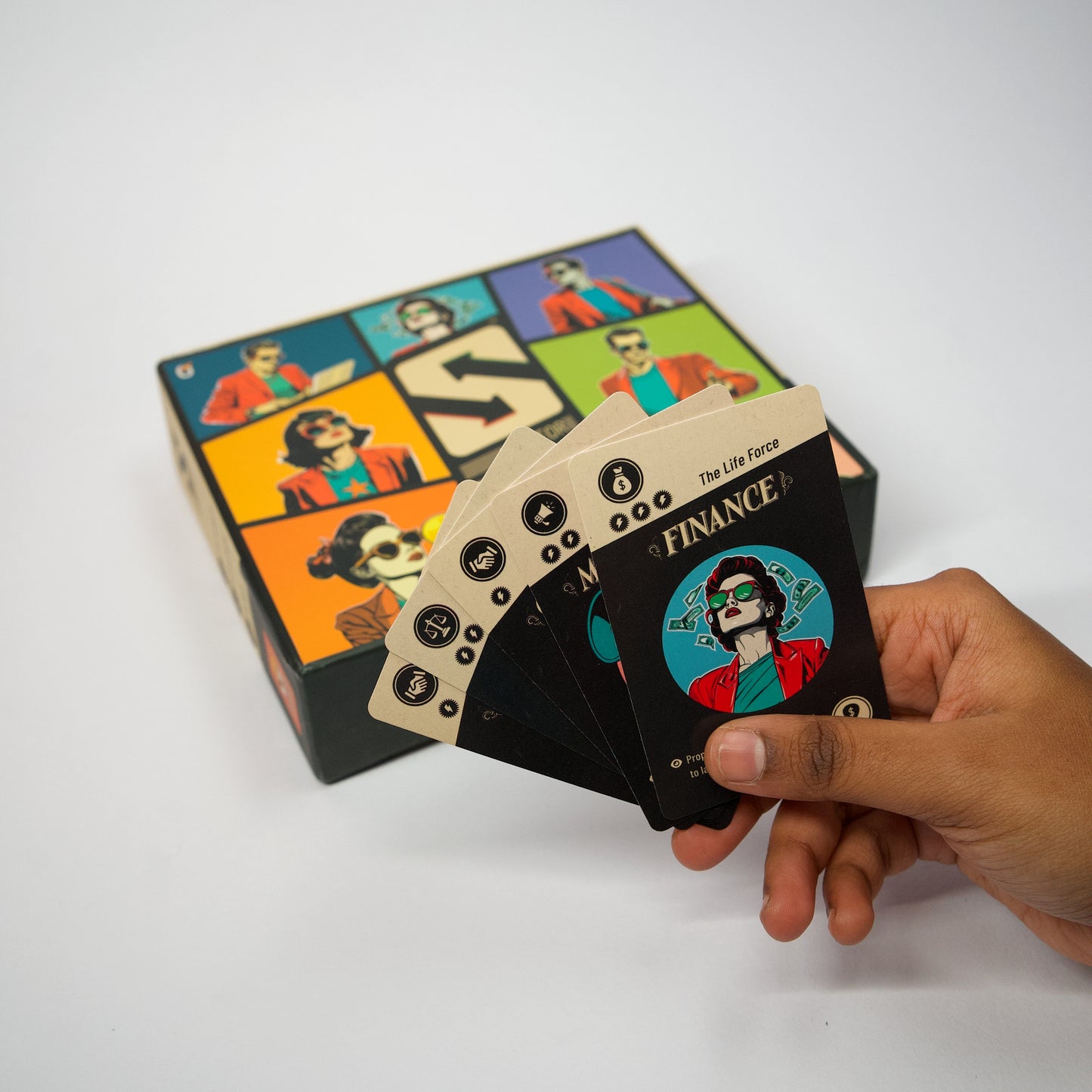 S for Startup | Card game for all ages | From idea to unicorn: deal cards, crush rivals, build empires | Learn about startups | 2 - 4 Players | Multicolor | HSN:950440